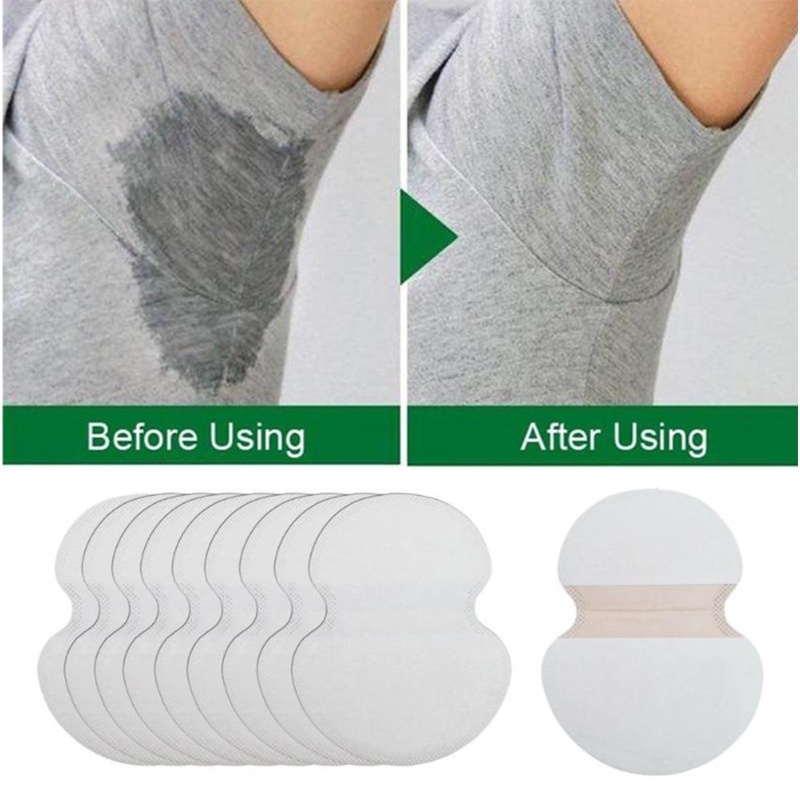 [Ready Stock] Underarm Pads Perspiration Sweat Dress Clothing Absorbent Mat Sticker Armpit Scent Absorbent