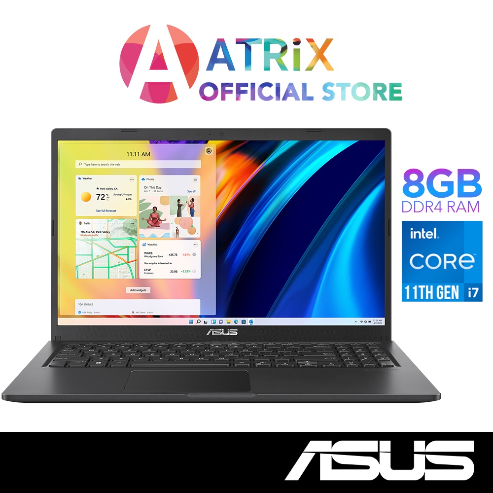 【Express Delivery】ASUS Vivobook X1500EA-BQ2676W | 15.6 FHD 1920x1080 | i7-1165G7 | 8GB DDR4 | 512GB SSD | 2Y Warranty
