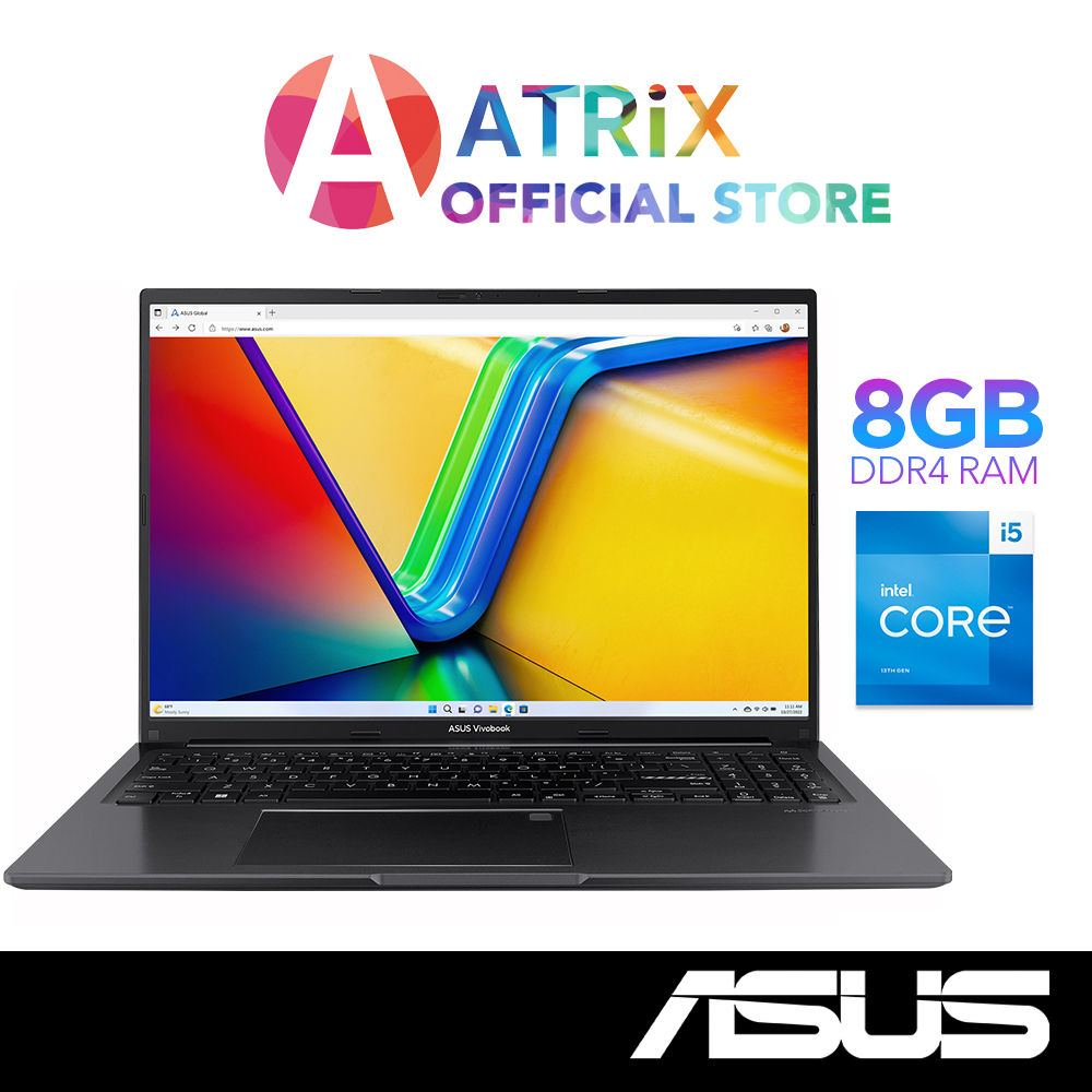 【Express Delivery】ASUS Vivobook 16 X1605VA-MB232W | 16&quot; FHD+ | Intel i5-1335U | 8GB DDR4 | 512GB SSD | Win11 | 2Y