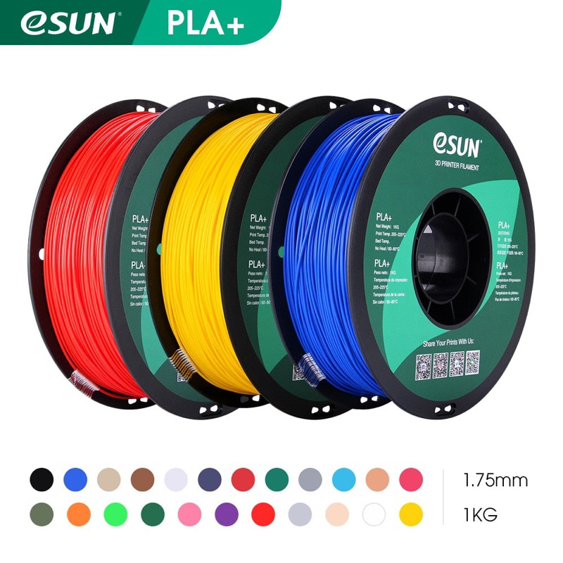 SG INSTOCK ? eSUN PLA+ 1.75mm 3D Printing Filaments! | 3D Printers | Reliable | High Quality | PLA |3d Filament