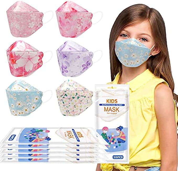 LOGAO of KF94 Disposable Fish Mouth Type Child Safety Four-Layer Protective Mask
