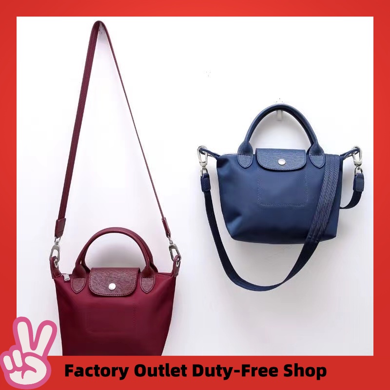 Ready Stock Women Large Capacity Tote Bag Long Top Handles Sing Bag Nylon Thicked Shoulder Bag Young Lady&#039;s Commuter Handbag